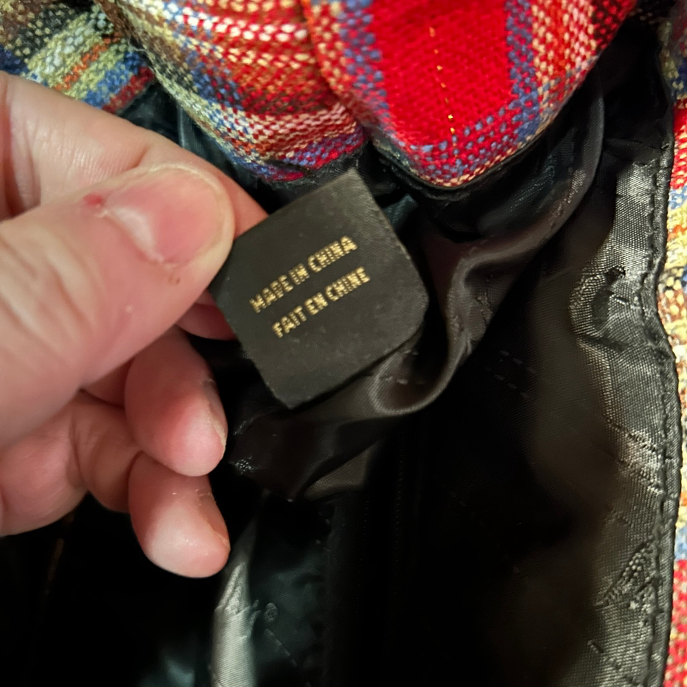 JN'S Plaid Flap Bag - New With Tags - Tartan Shoulder - Picture 5 of 9